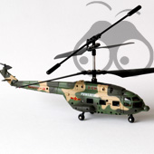 6011 Lightning Russisch MI-8 look-a-like 3 chann r/c helicopter met gyroscoop